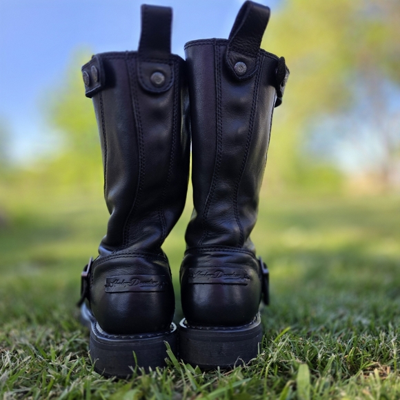 Harley-Davidson Black Combat Boots - Picture 2 of 12